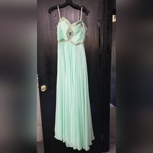 Gorgeous Mint Color Prom Dress Evening Dress